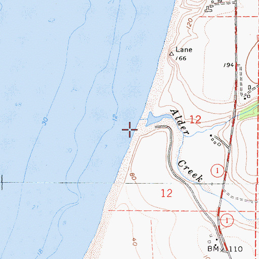 Topographic Map of San Andreas Fault, CA