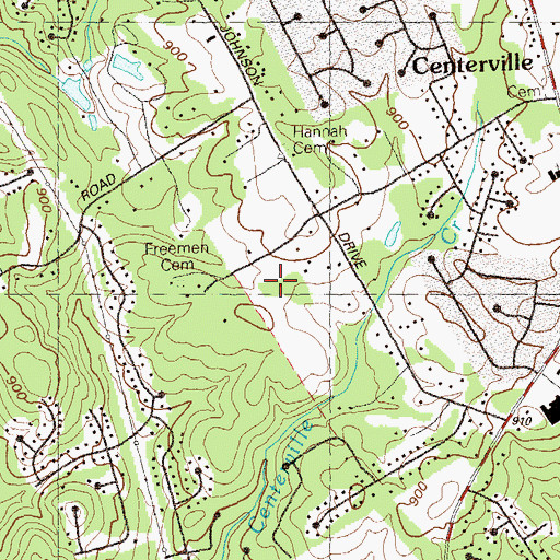 Topographic Map of Henry Partee Elementary School, GA