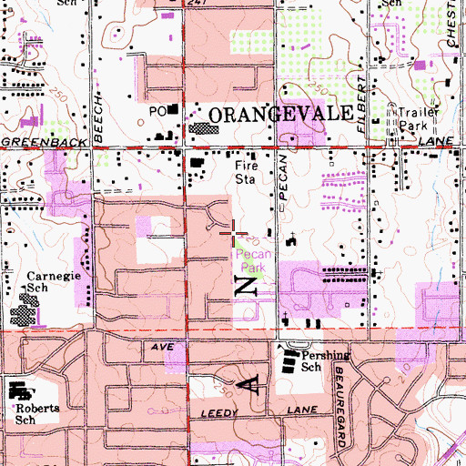 Topographic Map of San Juan, CA