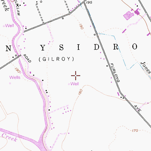 Topographic Map of San Ysidro, CA