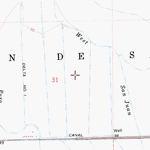 Topographic Map of Sanjon De Santa Rita, CA