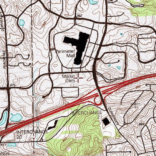 Topographic Map of Hammond Exposition, GA