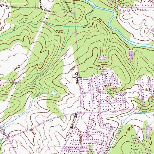 Topographic Map of Conyers Apostolic Christian Academy, GA