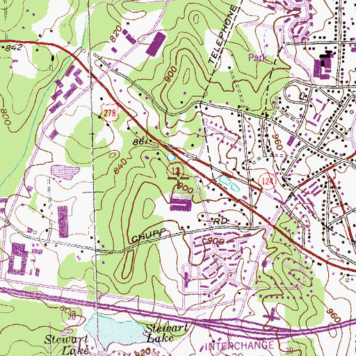 Topographic Map of Life Academy of Georgia, GA