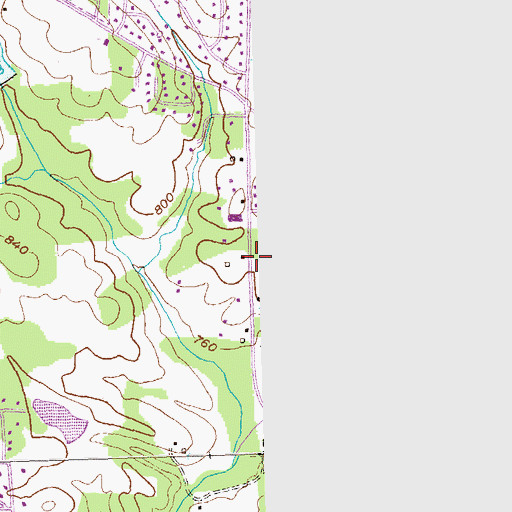 Topographic Map of Woodlee's Christian Academy, GA