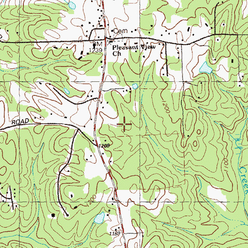 Topographic Map of Pinecrest Academy, GA