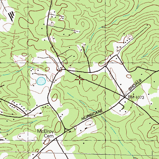 Topographic Map of Northeast Atlanta Christian Church, GA