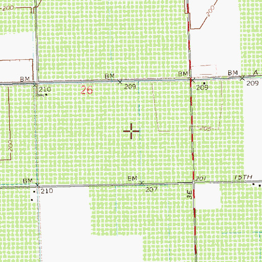 Topographic Map of A 8.4 Lateral, AZ