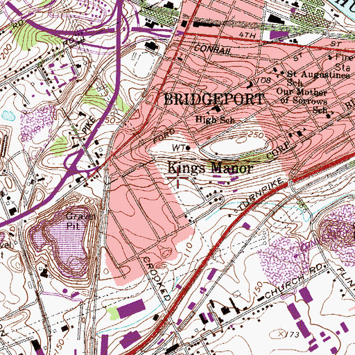 Topographic Map of Bob Holland Park, PA