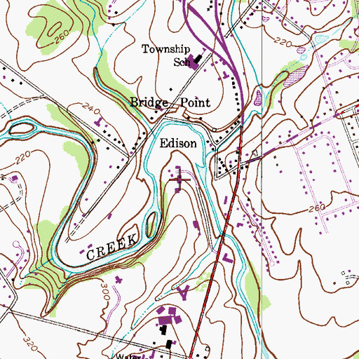 Topographic Map of Bucks County Emergency Training Center, PA