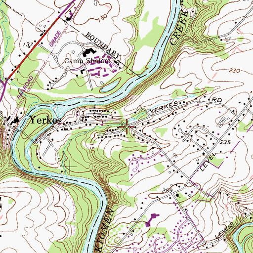 Topographic Map of Arbors at Providence, PA