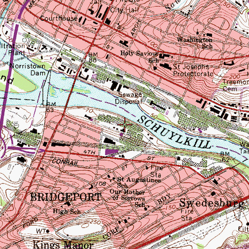 Topographic Map of Continental Business Center, PA