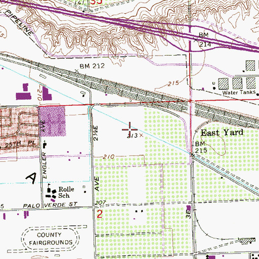 Topographic Map of B 3.7 Lateral, AZ
