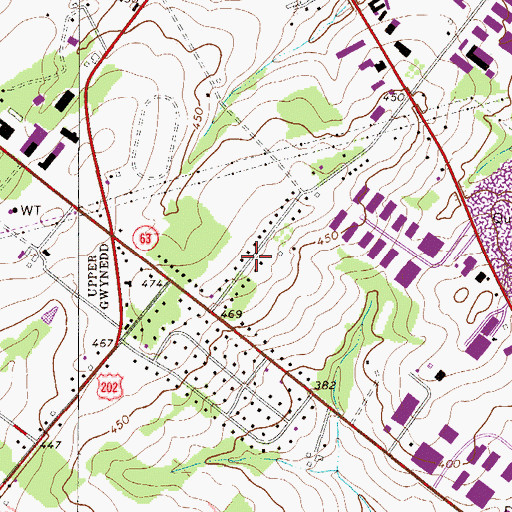 Topographic Map of De La Salle, PA
