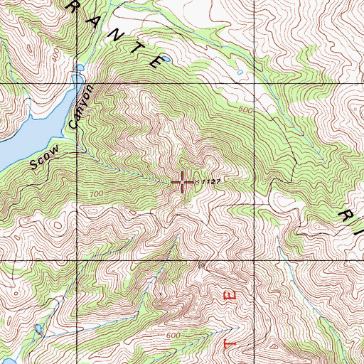 Topographic Map of Sobrante Ridge, CA