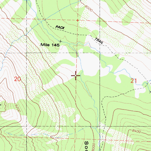 Topographic Map of Soda Canyon, CA