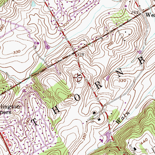 Topographic Map of Fair Acres Farm, PA