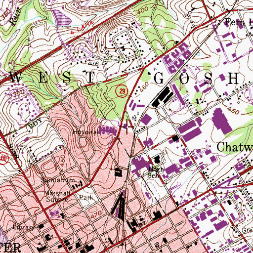 Topographic Map of Good Fellowship Ambulance Company, PA