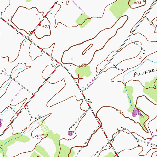 Topographic Map of Midway Company 5 Fire Station, PA