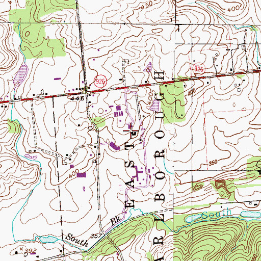 Topographic Map of New Bolton Center The University of Pennsylvania School of Veterinary Medicine, PA