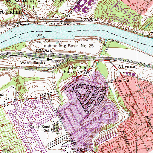 Topographic Map of King of Prussia Fire Company Substation 47-B, PA