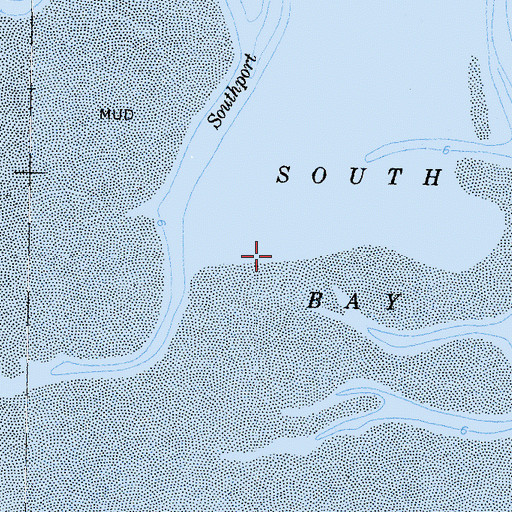 Topographic Map of South Bay, CA