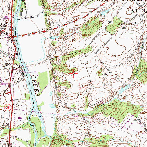 Topographic Map of Skippack Ridge, PA