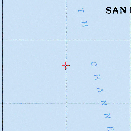 Topographic Map of South Channel (historical), CA