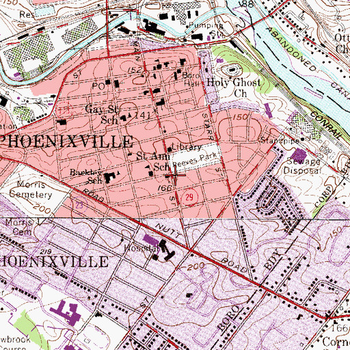 Topographic Map of Parkside United Church of Christ, PA