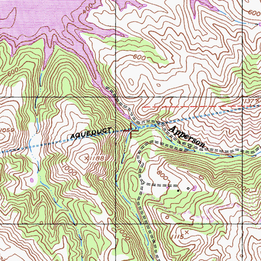 Topographic Map of South Fork Apperson Creek, CA