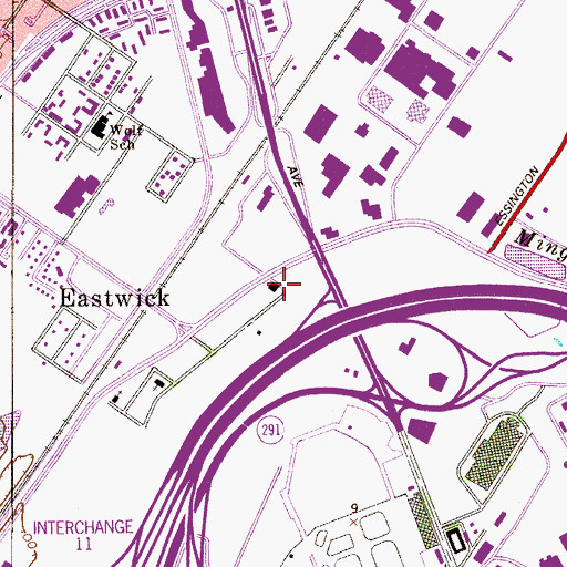 Topographic Map of Philadelphia Fire Department Engine 69, PA