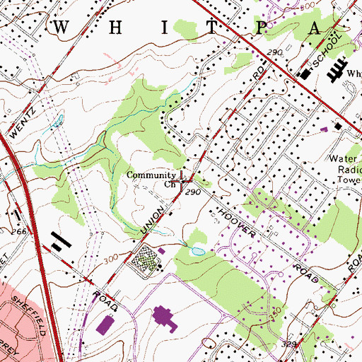 Topographic Map of Reformation Christian School, PA