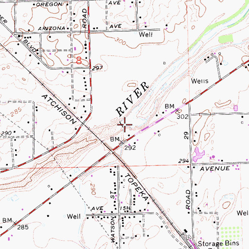 Topographic Map of South Fork Fresno River, CA