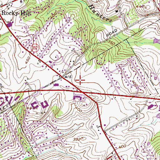 Topographic Map of Windmere Place, PA