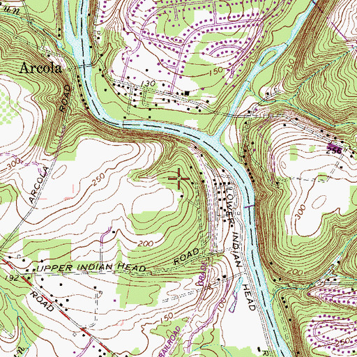 Topographic Map of The Colony at Valley Forge, PA