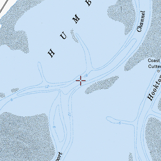 Topographic Map of Southport Channel, CA