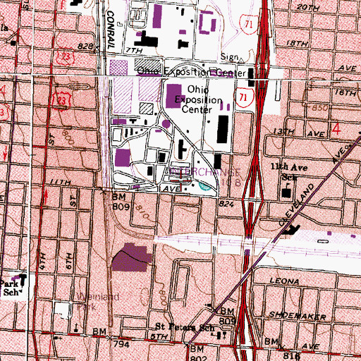 Topographic Map of Rabbit And Poultry Building, OH