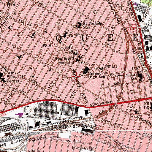 Topographic Map of Fagan Square, NY