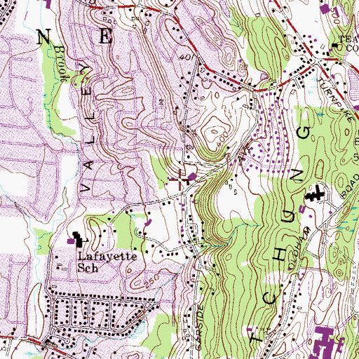 Topographic Map of Dotterweich Field, NJ