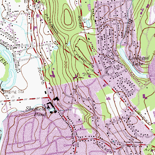 Topographic Map of Our Lady of Consolation Academy, NJ