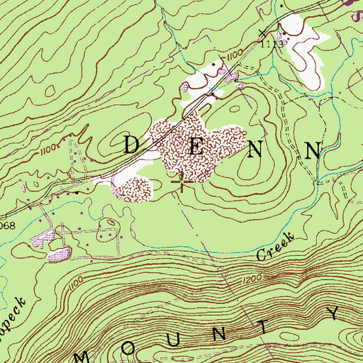 Topographic Map of Nescopeck State Park, PA