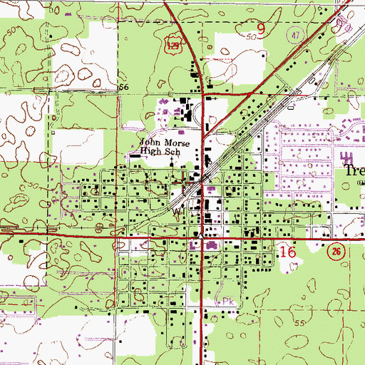 Topographic Map of Bethel African Methodist Episcopal Church, FL
