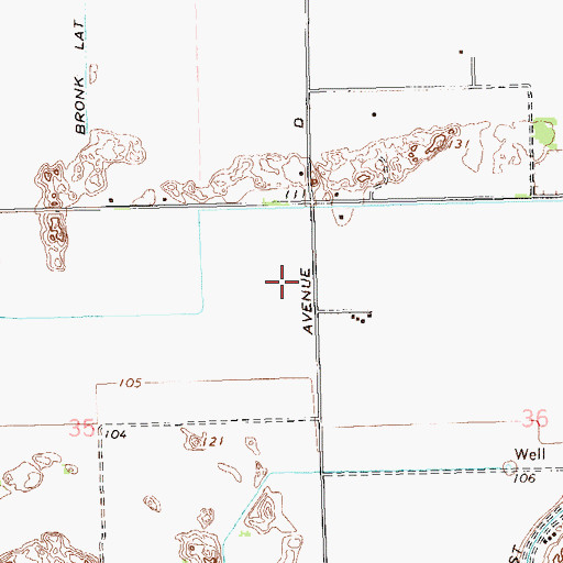 Topographic Map of Fishbaugh Lateral, AZ