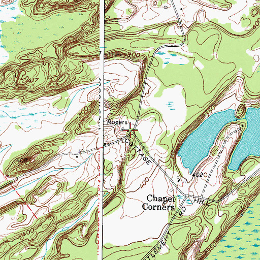 Topographic Map of School Number 6 (historical), NY