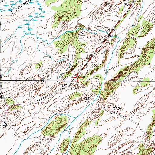 Topographic Map of School Number 17 (historical), NY