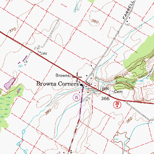 Topographic Map of School Number 9 (historical), NY