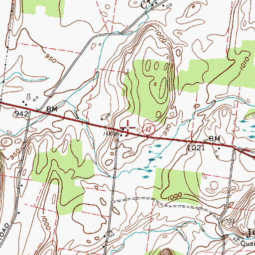 Topographic Map of School Number 2 (historical), NY