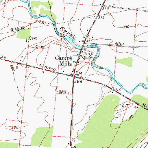 Topographic Map of School Number 5 (historical), NY