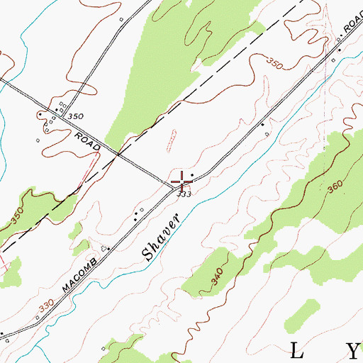 Topographic Map of School Number 15 (historical), NY