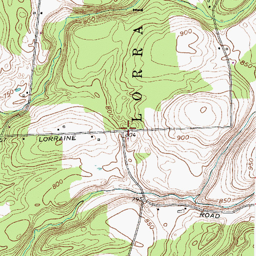 Topographic Map of School Number 6 (historical), NY